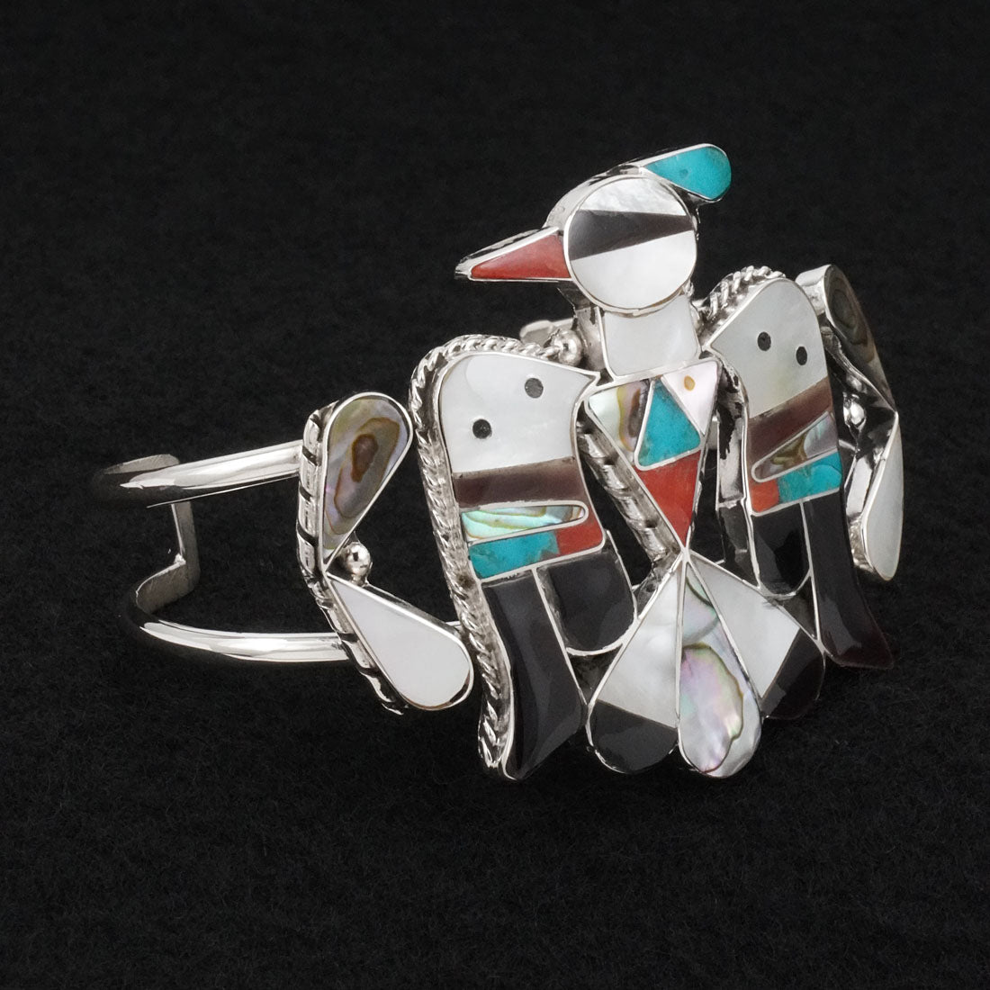 Bobby & Corraine Shack Multi-Stone & Sterling Silver Bracelet