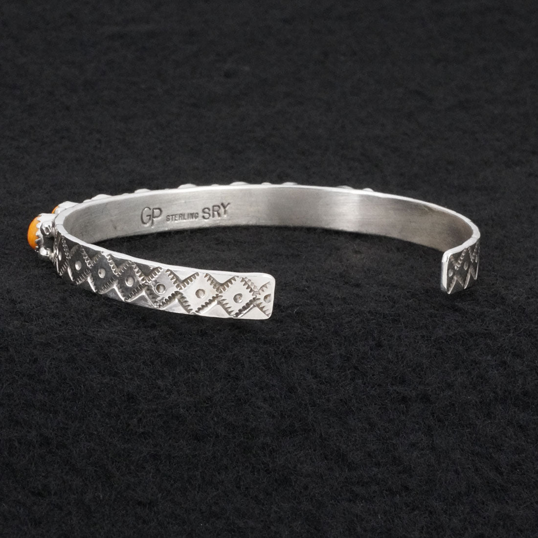 Gaynell Parker Spiny Oyster & Sterling Silver Bracelet