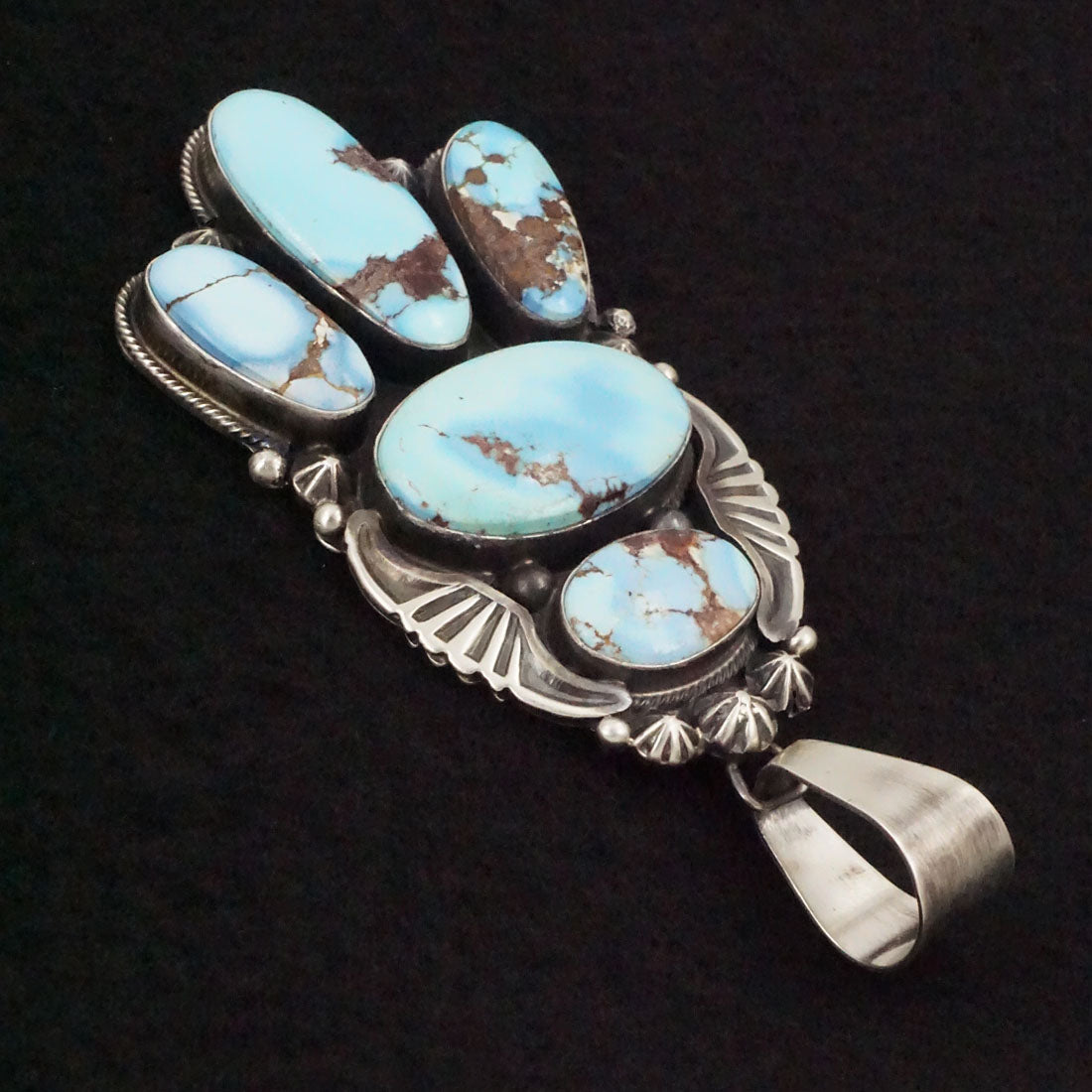 Darrin Livingston Turquoise & Sterling Silver Pendant