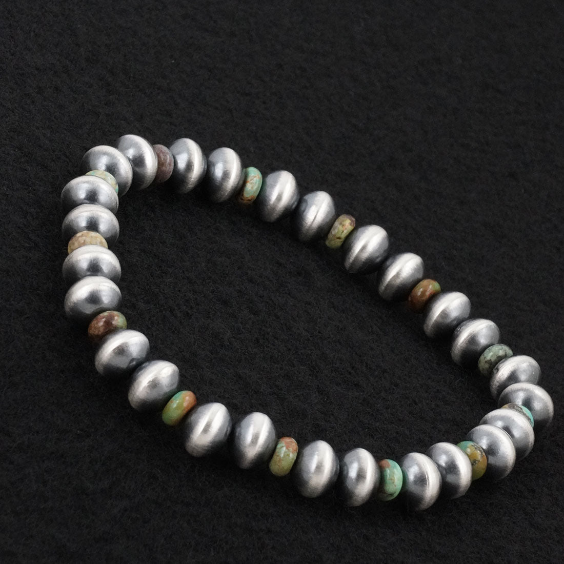 Tonisha Haley Turquoise & Sterling Silver Navajo Pearl Bracelet