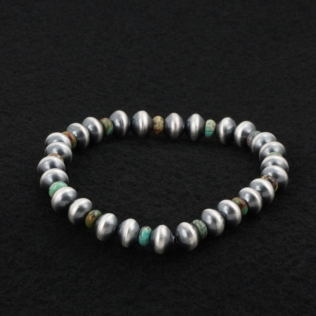 Tonisha Haley Turquoise & Sterling Silver Navajo Pearl Bracelet