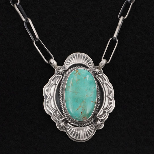Randy Boyd Turquoise & Sterling Silver Necklace