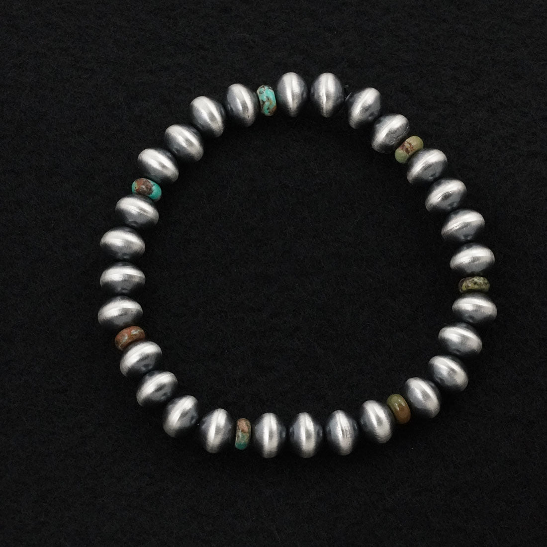 Tonisha Haley Turquoise & Sterling Silver Navajo Pearl Bracelet