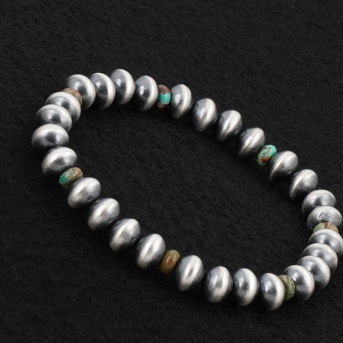 Tonisha Haley Turquoise & Sterling Silver Navajo Pearl Bracelet