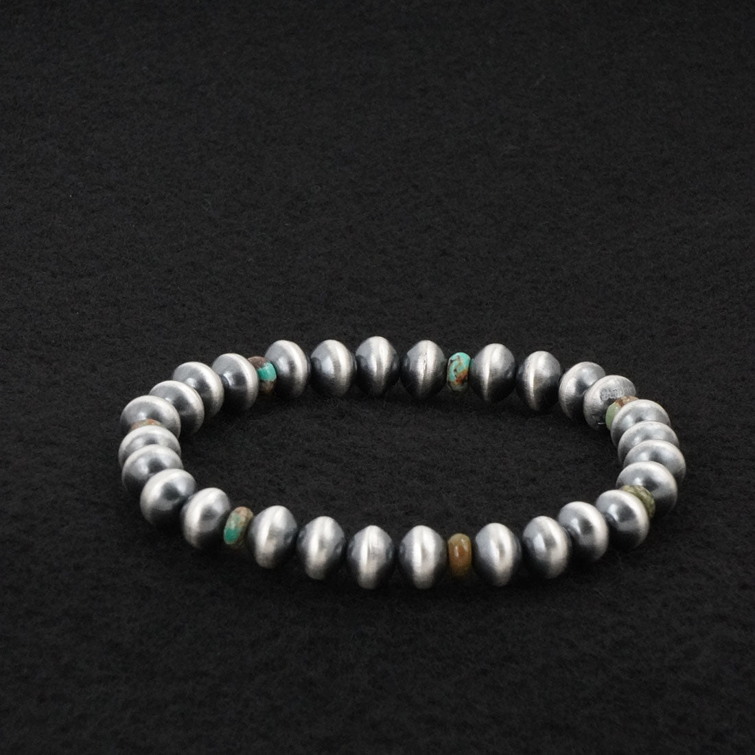 Tonisha Haley Turquoise & Sterling Silver Navajo Pearl Bracelet