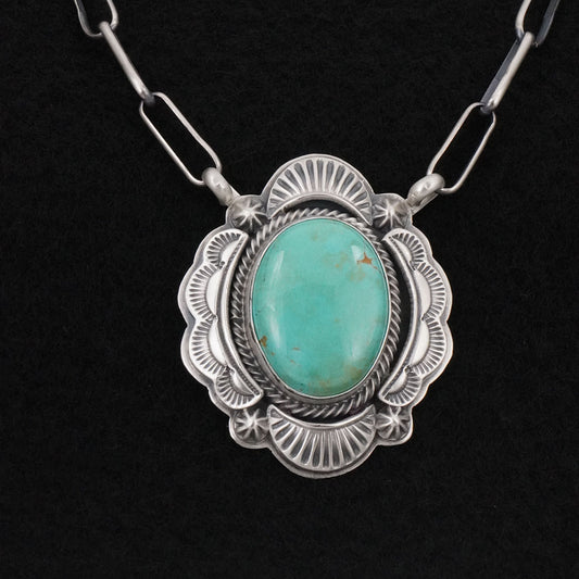Randy Boyd Turquoise & Sterling Silver Necklace