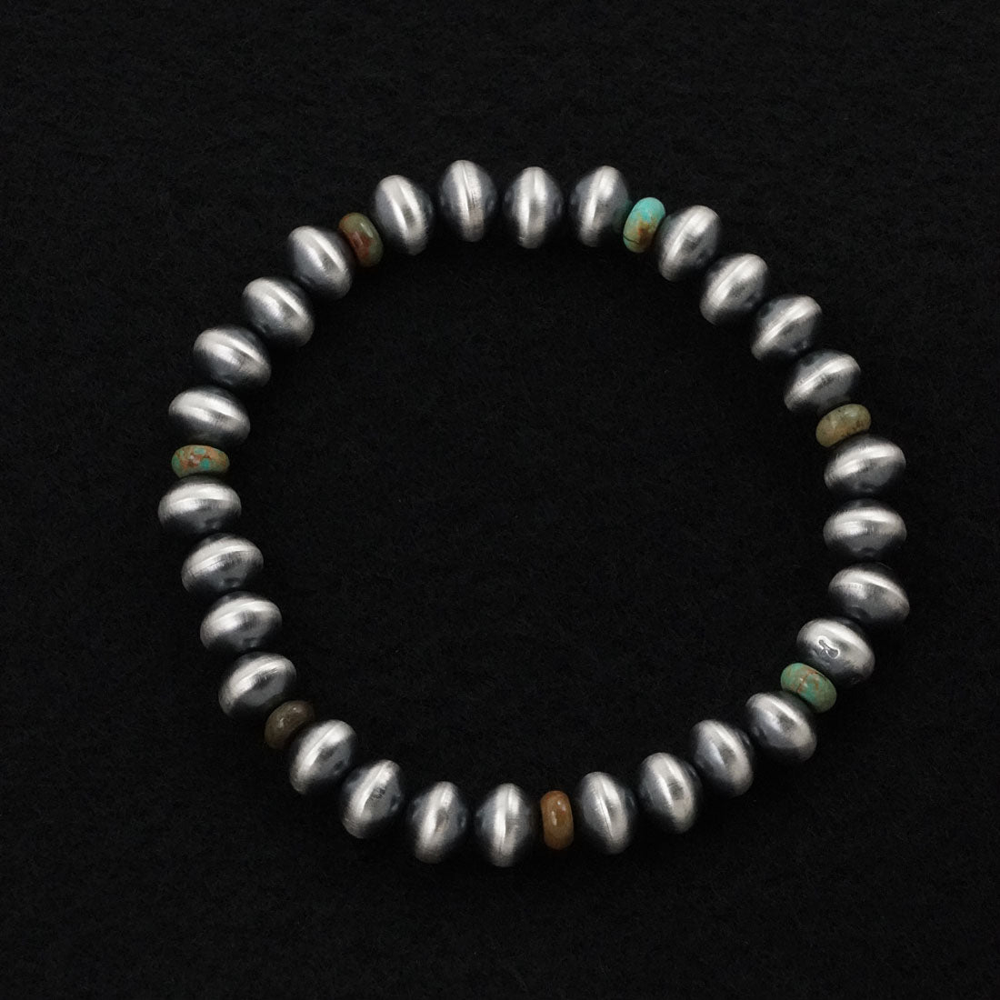 Tonisha Haley Turquoise & Sterling Silver Navajo Pearl Bracelet