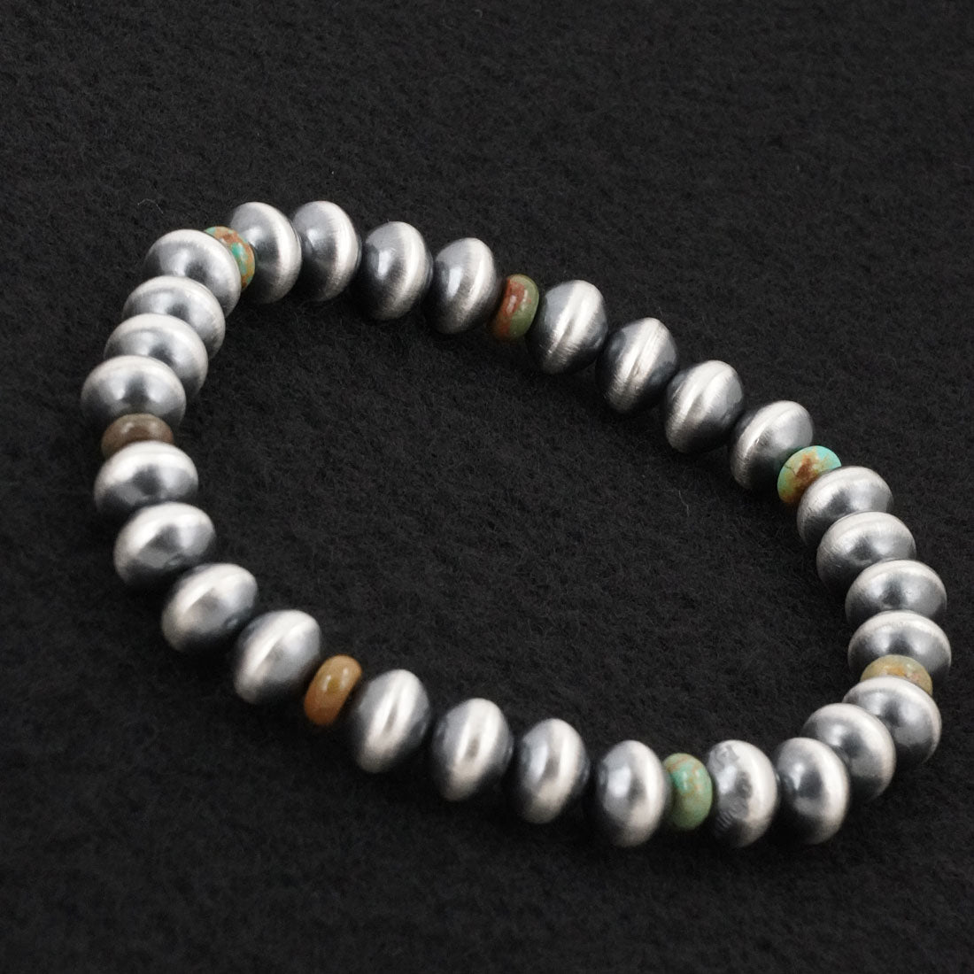 Tonisha Haley Turquoise & Sterling Silver Navajo Pearl Bracelet