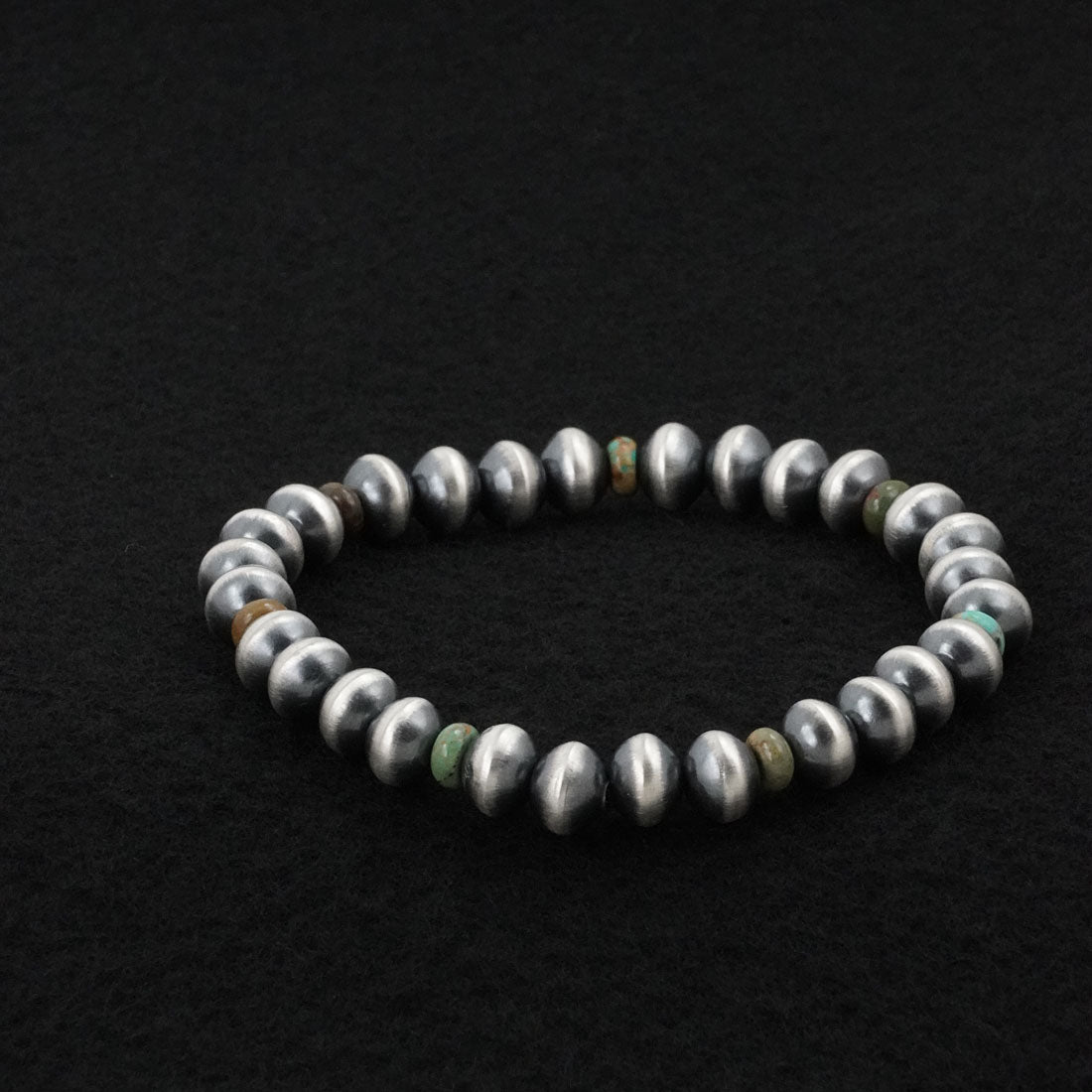 Tonisha Haley Turquoise & Sterling Silver Navajo Pearl Bracelet