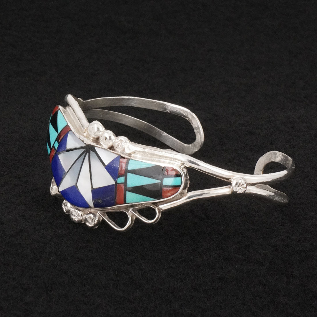 Ola Eriacho Multi-Stone & Sterling Silver Bracelet