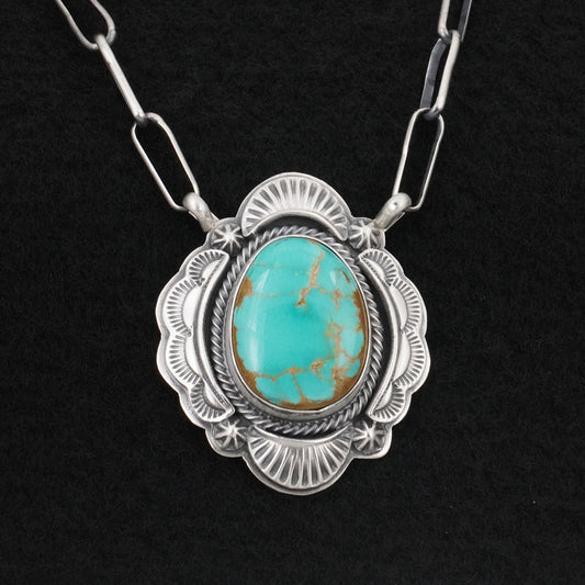 Randy Boyd Turquoise & Sterling Silver Necklace