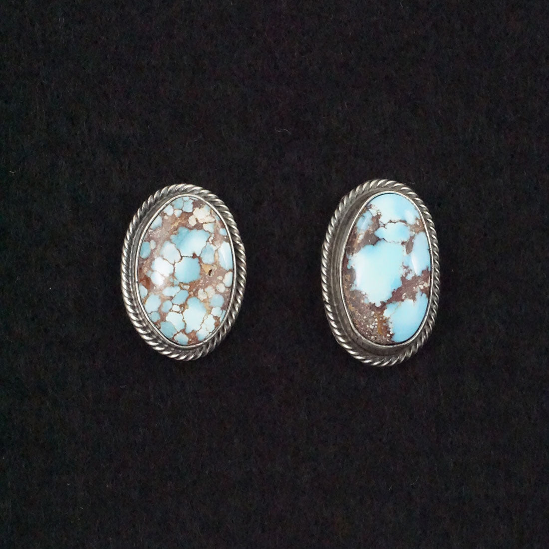 Darrin Livingston Turquoise & Sterling Silver Earrings & Pendant