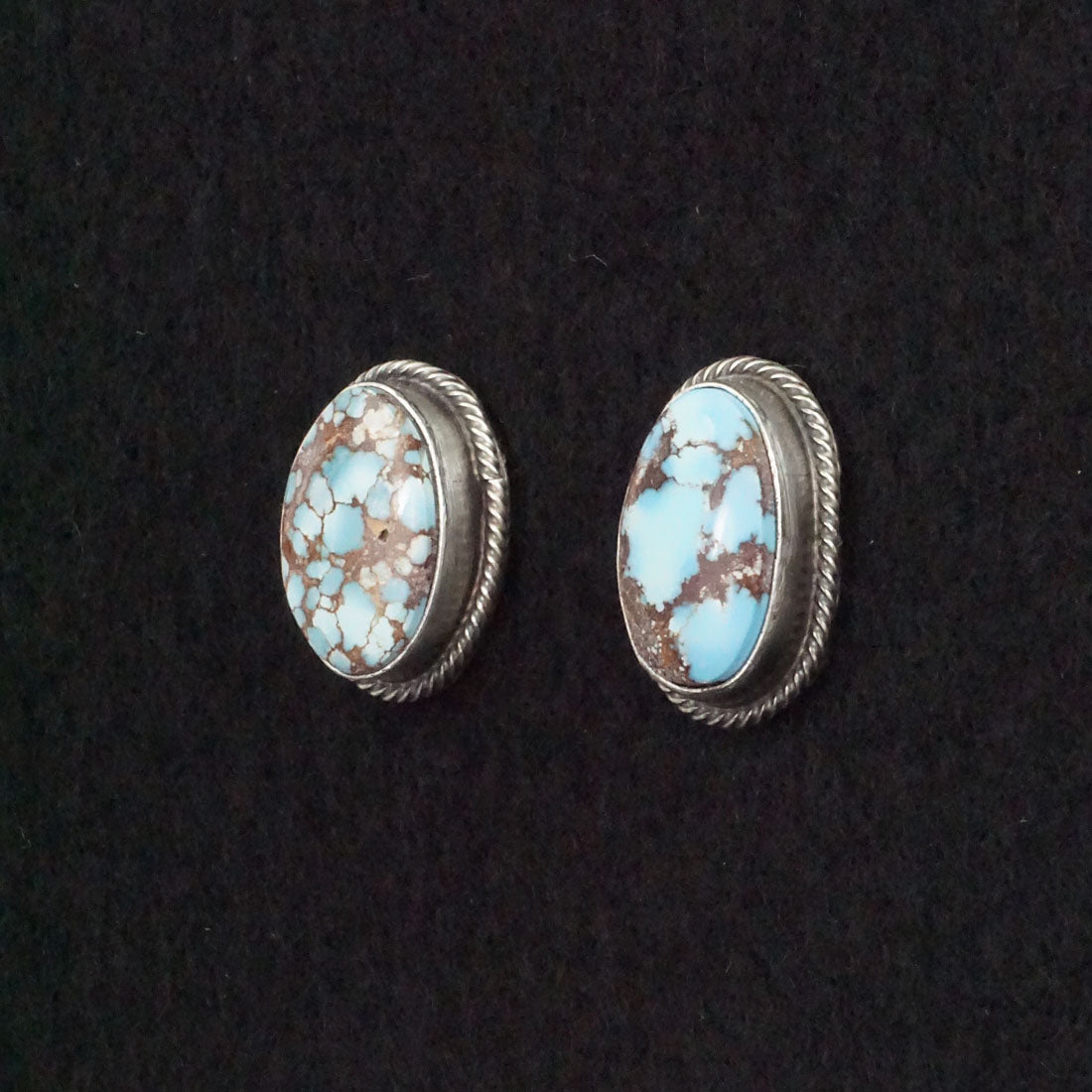 Darrin Livingston Turquoise & Sterling Silver Earrings & Pendant