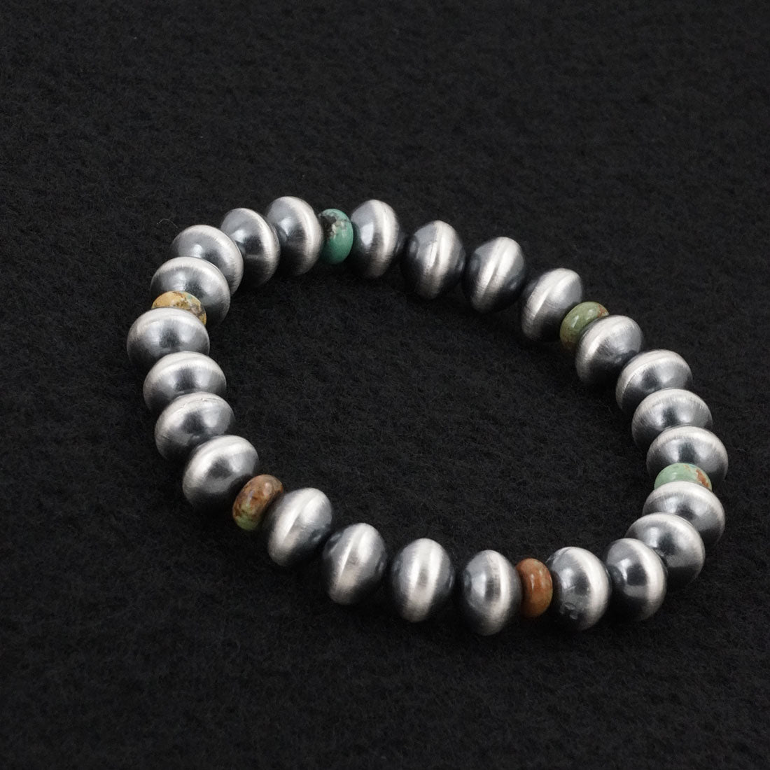Tonisha Haley Turquoise & Sterling Silver Navajo Pearl Bracelet