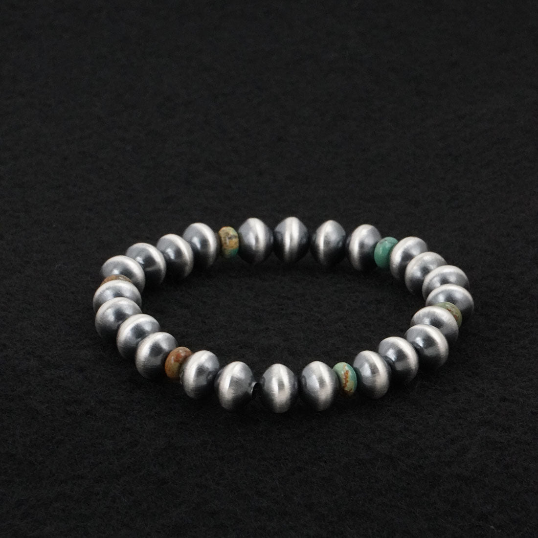Tonisha Haley Turquoise & Sterling Silver Navajo Pearl Bracelet