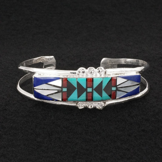 Ola Eriacho Multi-Stone & Sterling Silver Bracelet