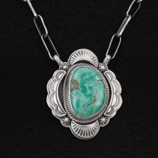 Randy Boyd Turquoise & Sterling Silver Necklace