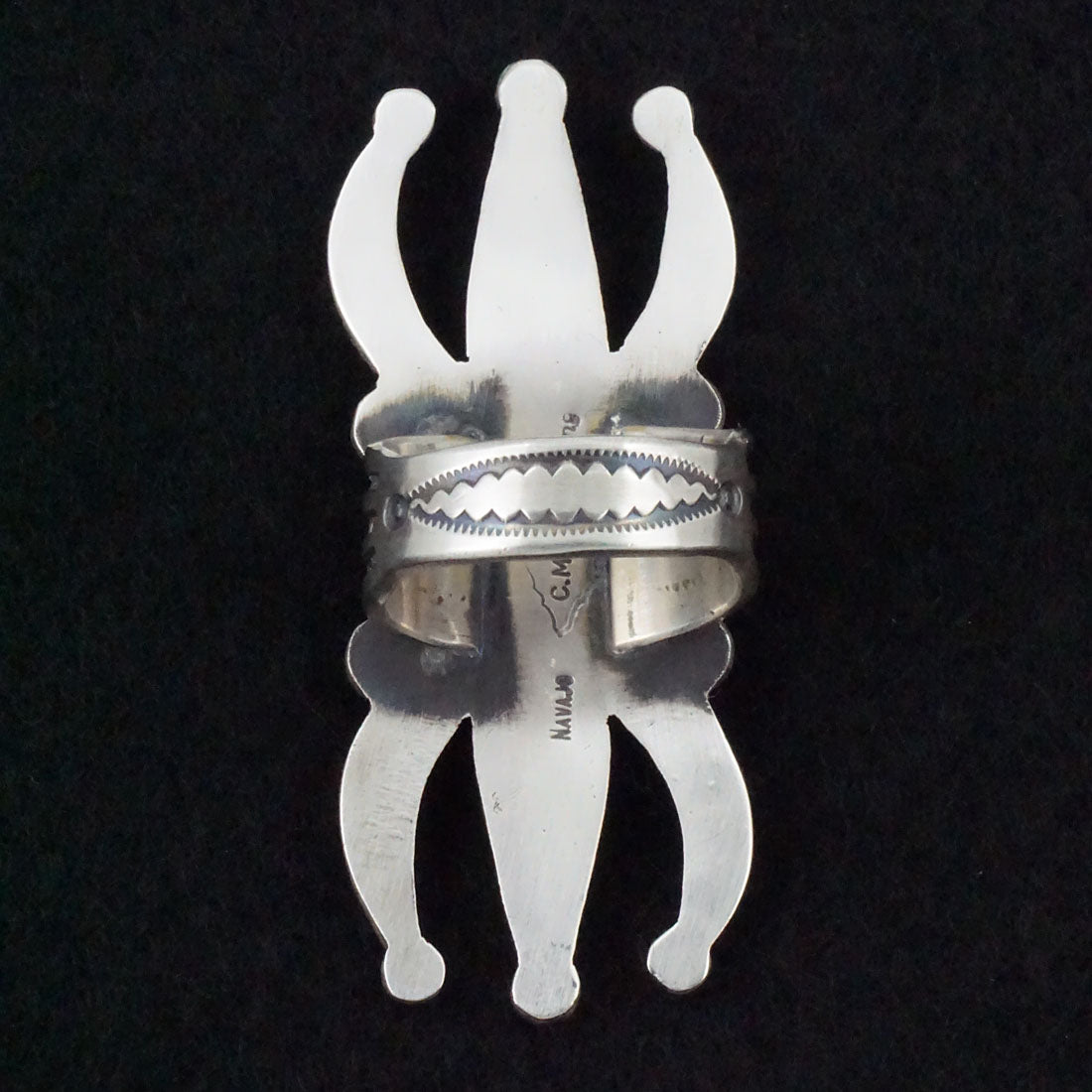 Calvin Martinez Sterling Silver Ring 9.5