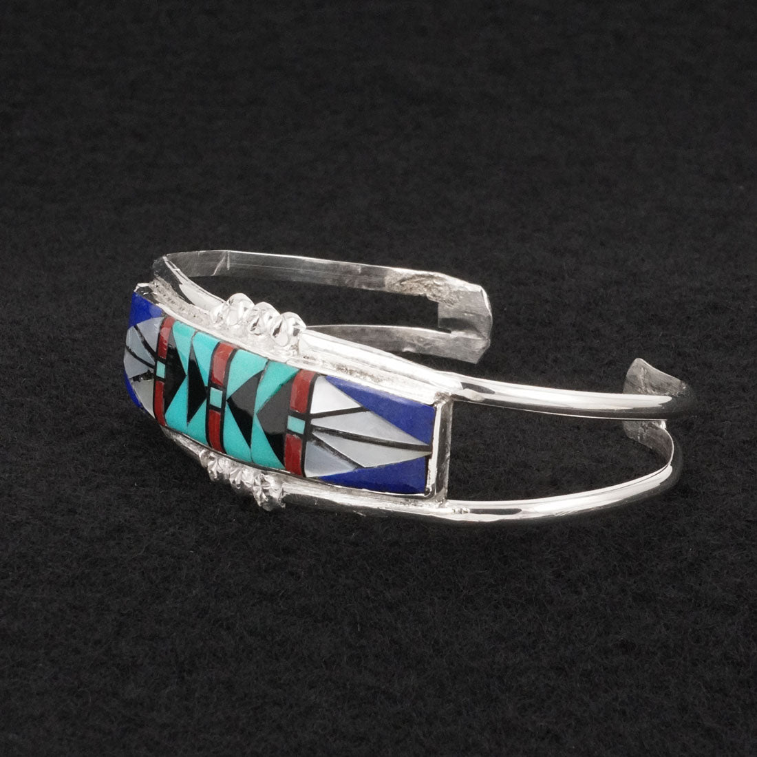 Ola Eriacho Multi-Stone & Sterling Silver Bracelet