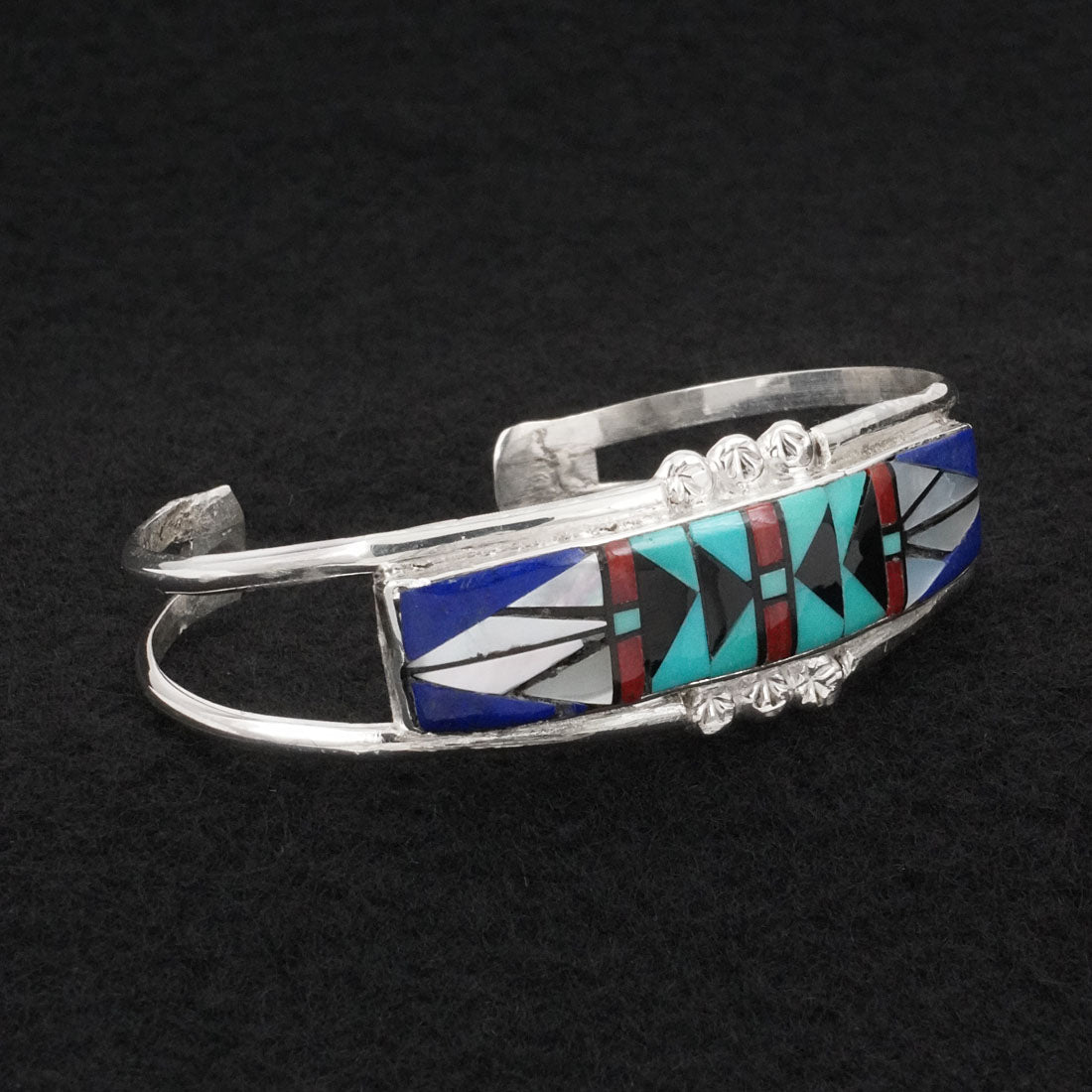 Ola Eriacho Multi-Stone & Sterling Silver Bracelet