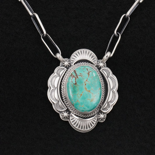 Randy Boyd Turquoise & Sterling Silver Necklace