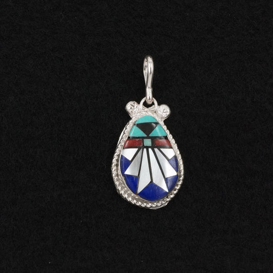 Ola Eriacho Multi-Stone & Sterling Silver Pendant