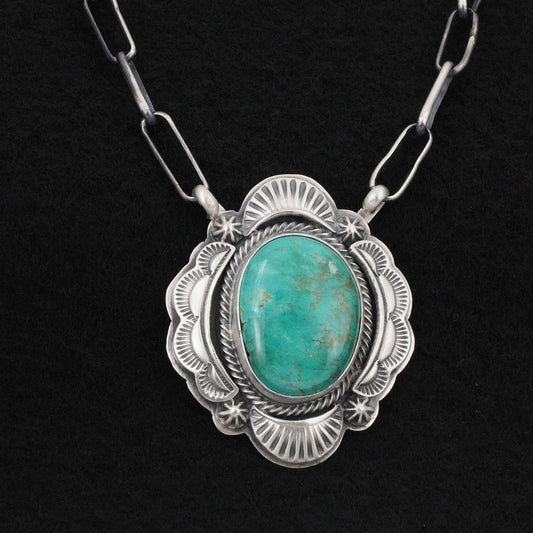 Randy Boyd Turquoise & Sterling Silver Necklace