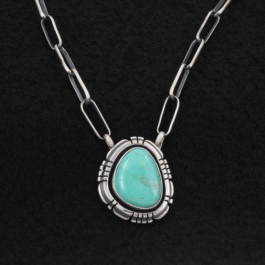 Daniel Benally Turquoise & Sterling Silver Necklace