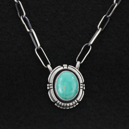 Daniel Benally Turquoise & Sterling Silver Necklace