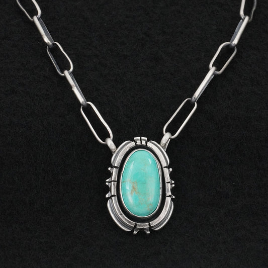 Daniel Benally Turquoise & Sterling Silver Necklace