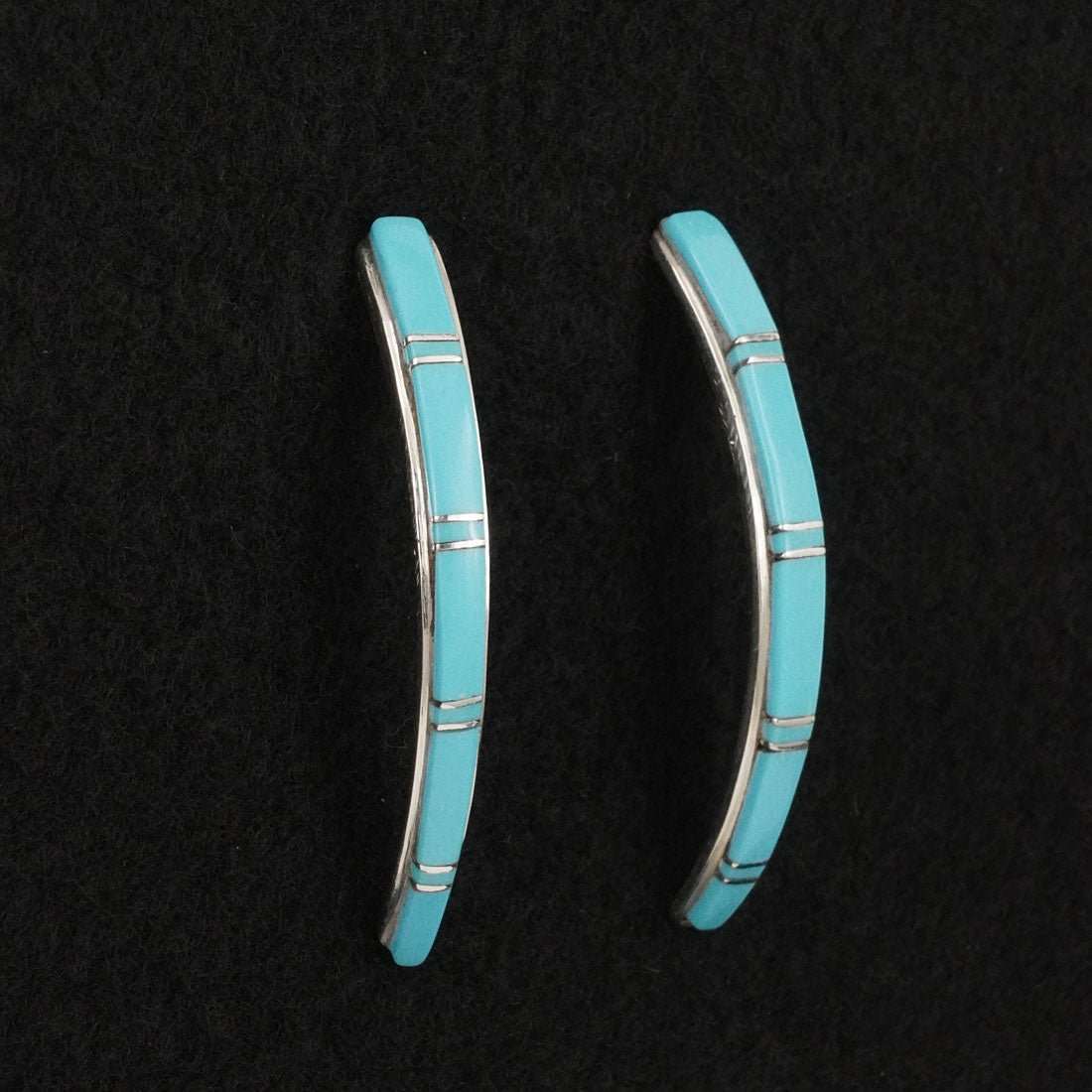 Terrance Panteah Turquoise & Sterling Silver Earrings
