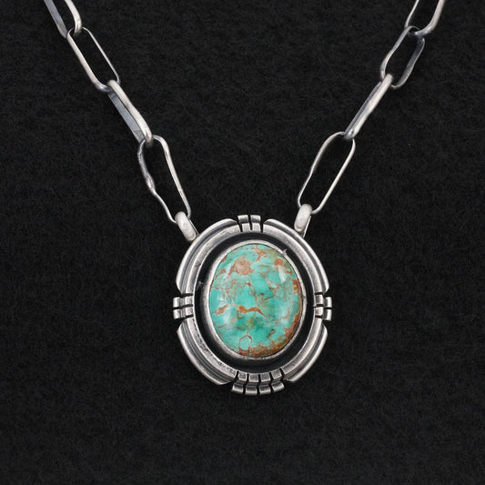 Daniel Benally Turquoise & Sterling Silver Necklace