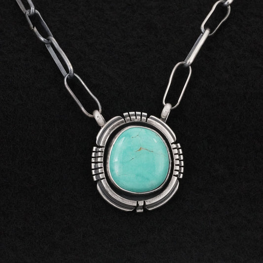 Daniel Benally Turquoise & Sterling Silver Necklace