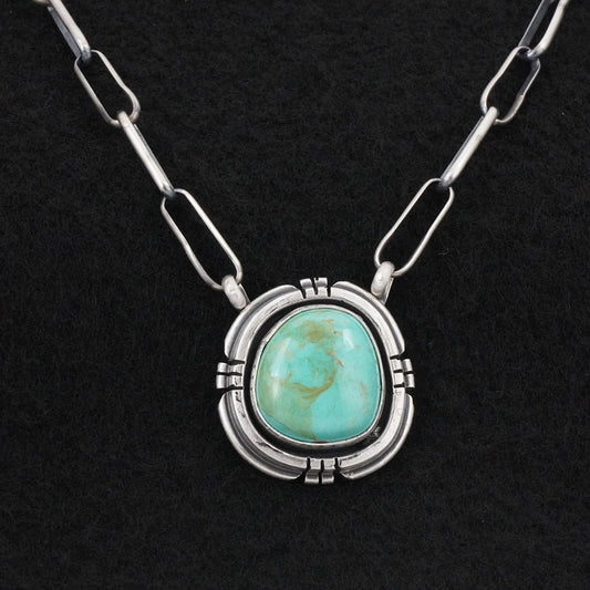 Daniel Benally Turquoise & Sterling Silver Necklace