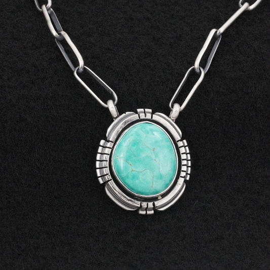 Daniel Benally Turquoise & Sterling Silver Necklace