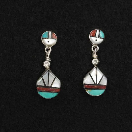 Ola Eriacho Multi-Stone & Sterling Silver Earrings