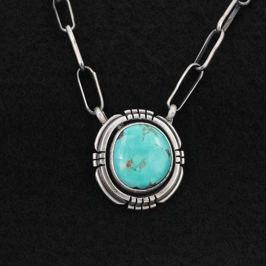Daniel Benally Turquoise & Sterling Silver Necklace