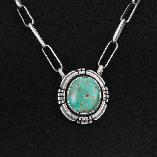 Daniel Benally Turquoise & Sterling Silver Necklace