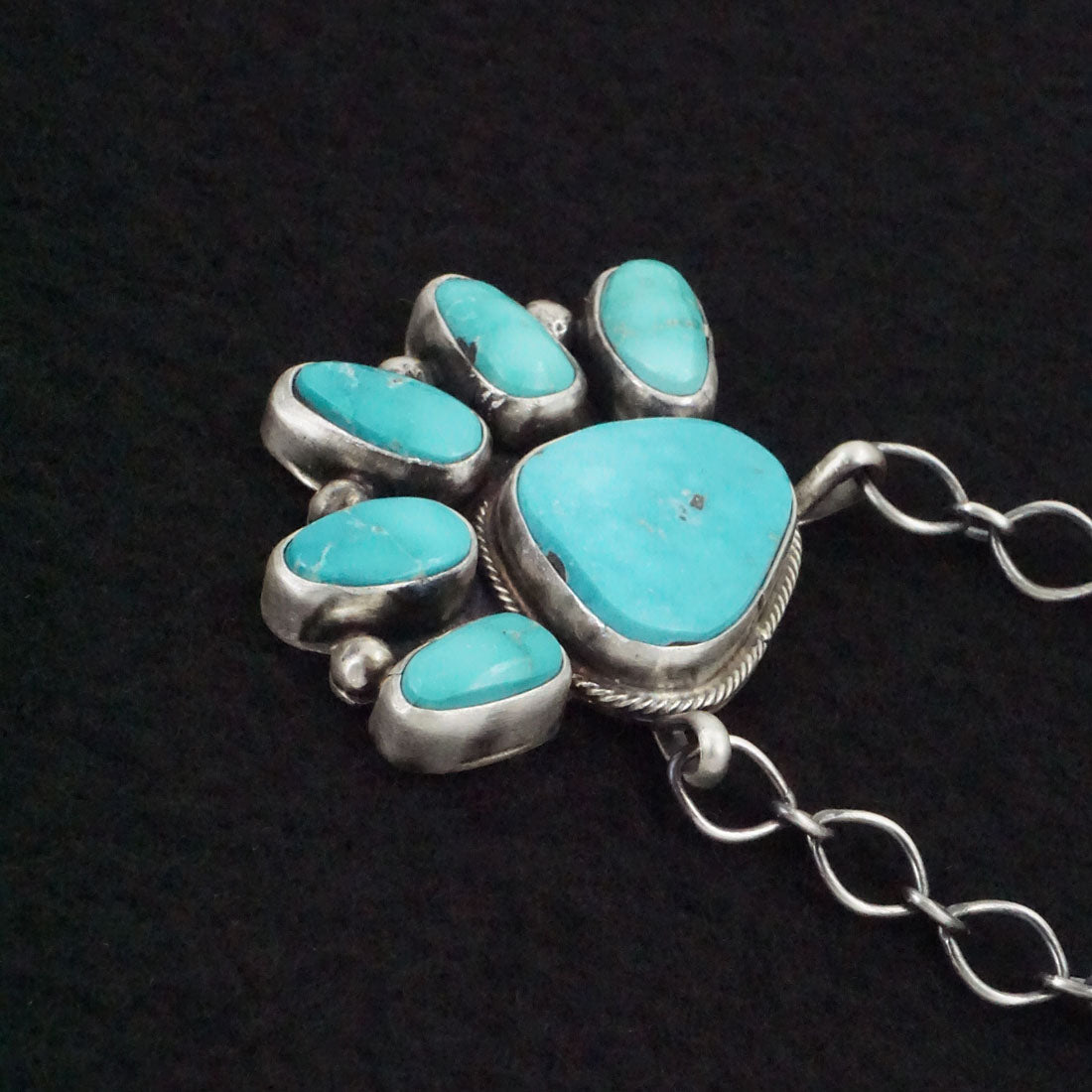 Bobby Johnson Turquoise & Sterling Silver Necklace