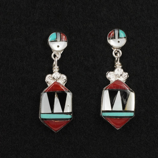 Ola Eriacho Multi-Stone & Sterling Silver Earrings