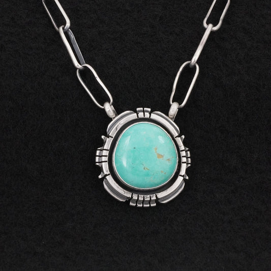 Daniel Benally Turquoise & Sterling Silver Necklace