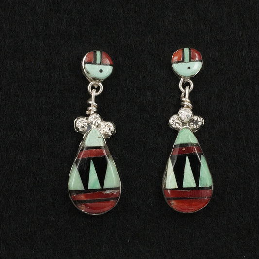 Ola Eriacho Multi-Stone & Sterling Silver Earrings