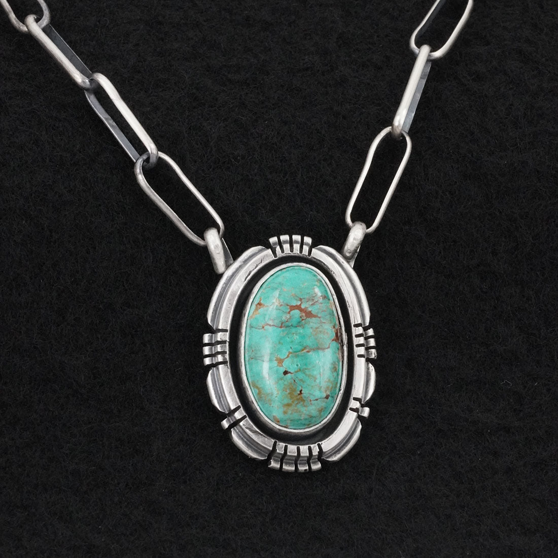 Daniel Benally Turquoise & Sterling Silver Necklace