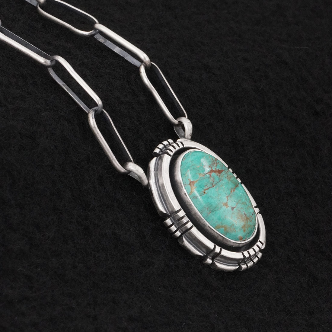 Daniel Benally Turquoise & Sterling Silver Necklace