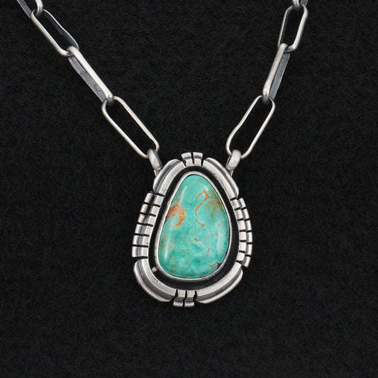 Daniel Benally Turquoise & Sterling Silver Necklace