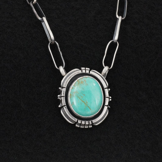 Daniel Benally Turquoise & Sterling Silver Necklace