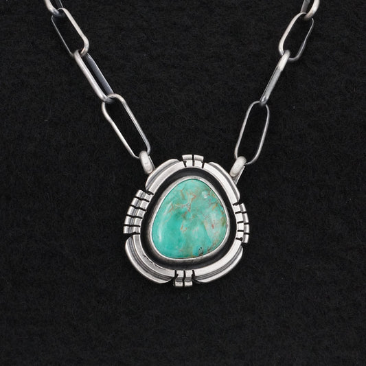 Daniel Benally Turquoise & Sterling Silver Necklace