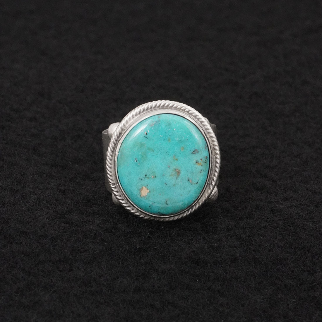 Darrin Livingston Turquoise & Sterling Silver Ring Size 7