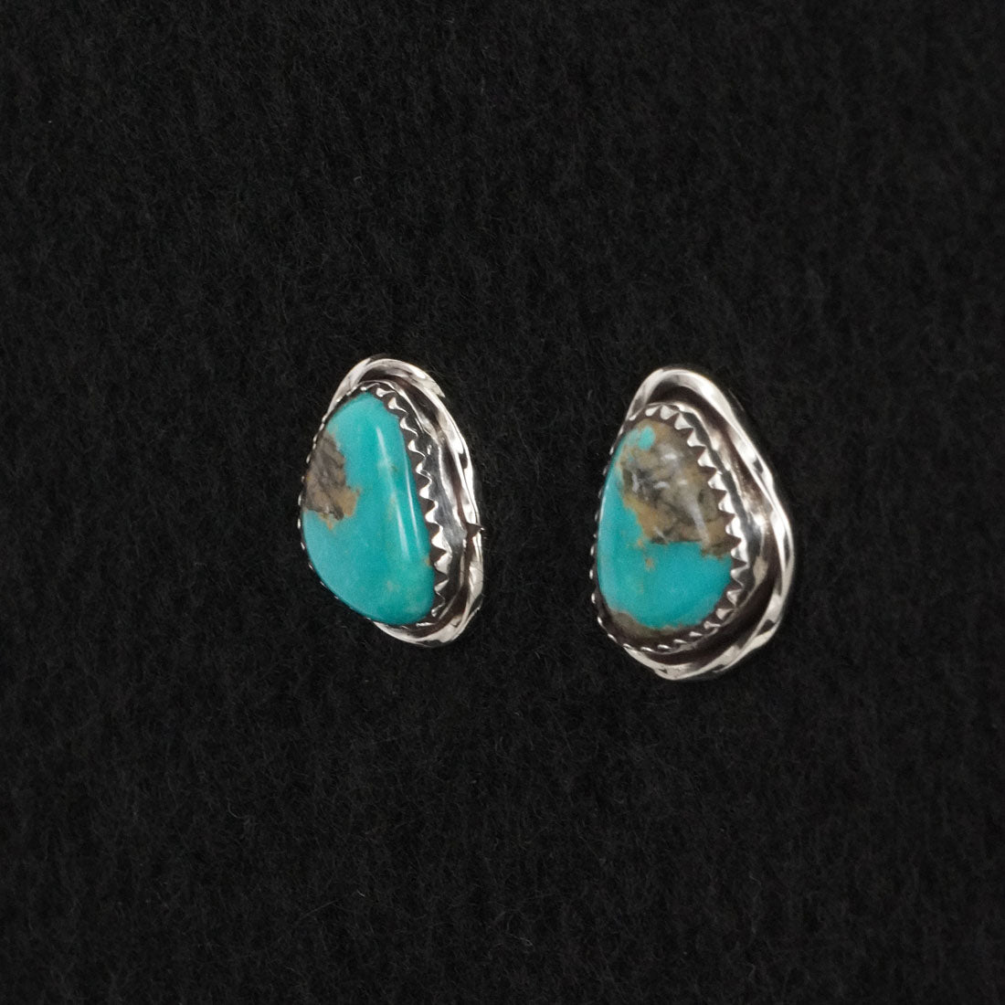 Ernest Hawthorne Turquoise & Sterling Silver Earrings
