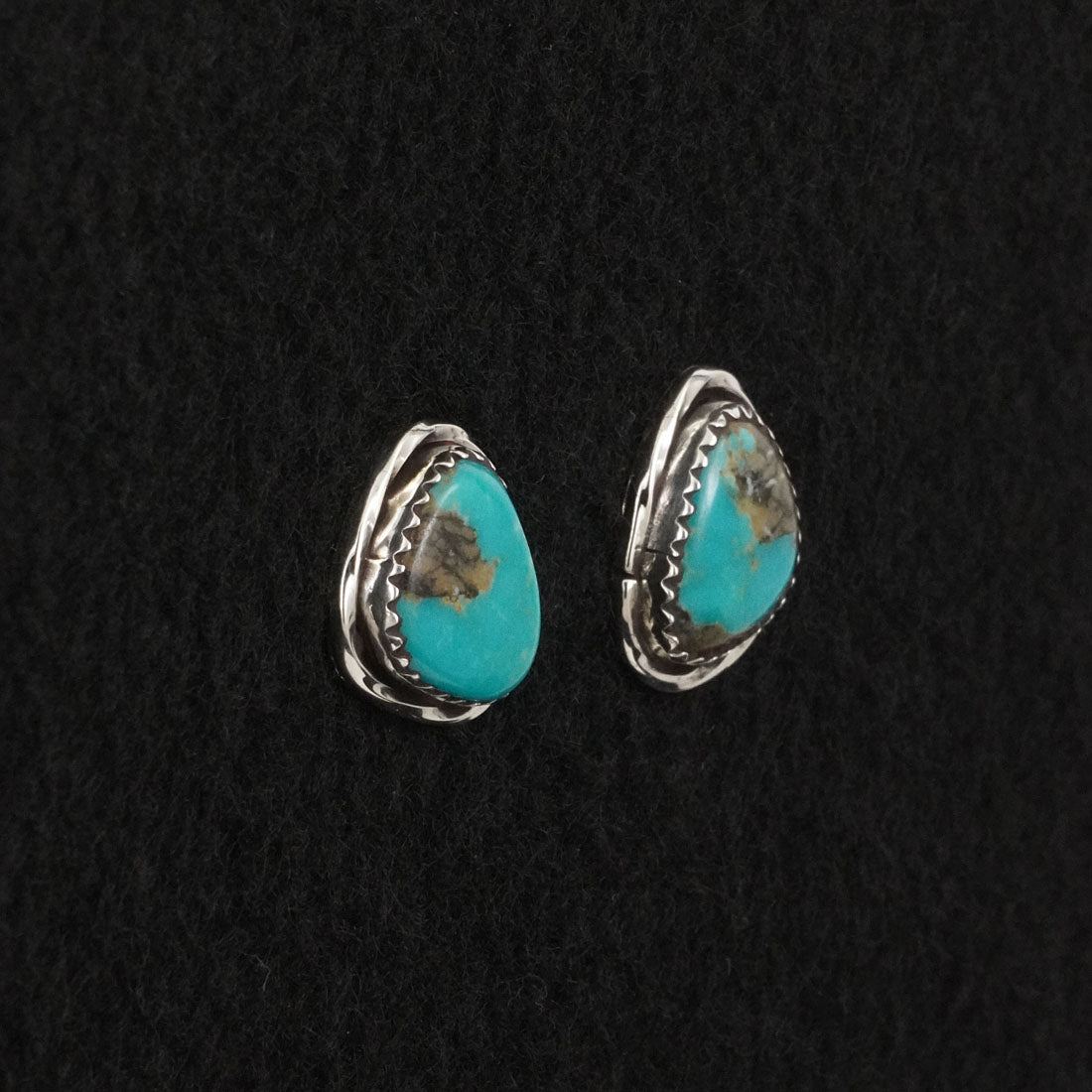 Ernest Hawthorne Turquoise & Sterling Silver Earrings
